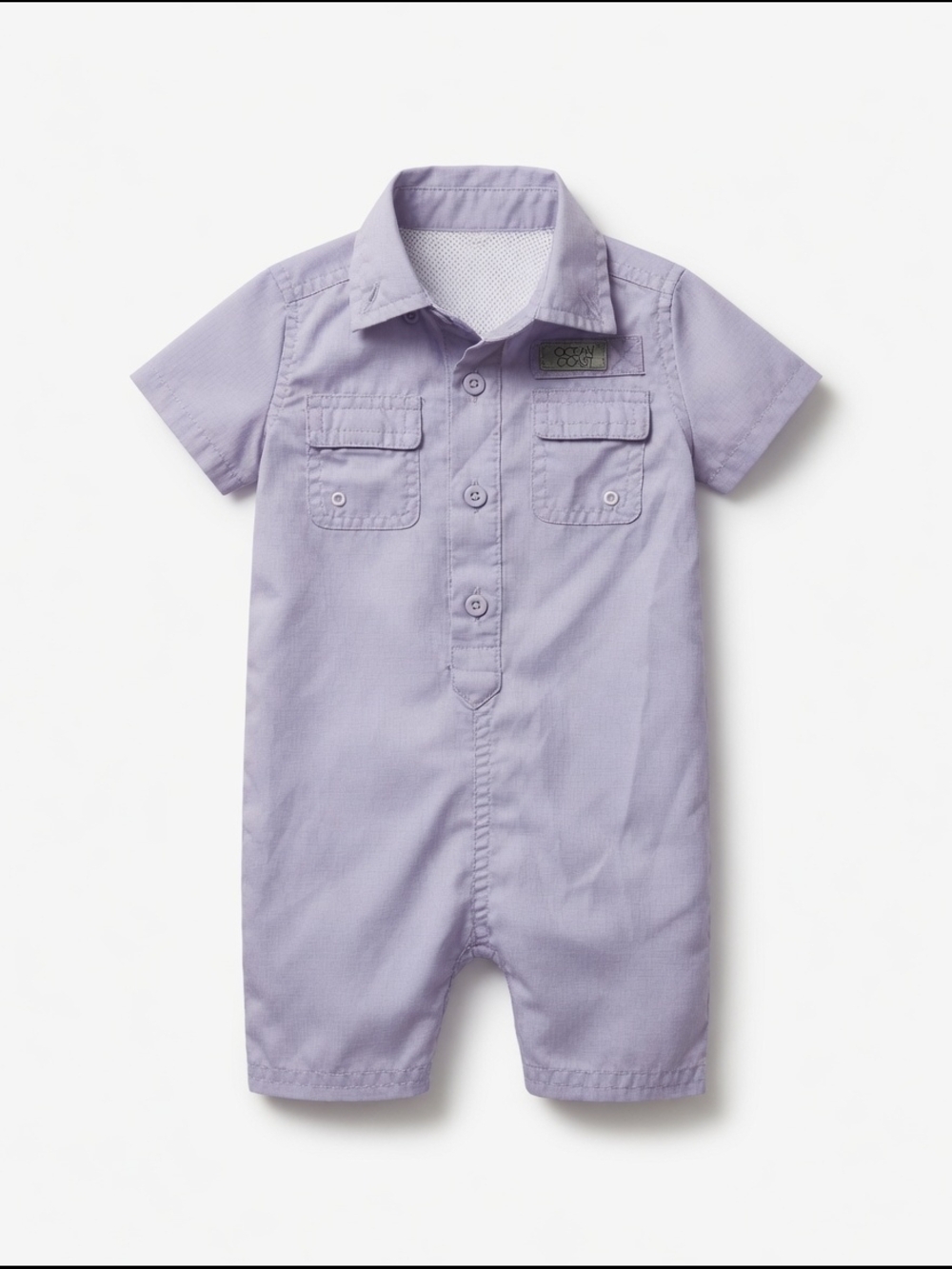 Newborn Baby Ocean Coast Clothing Lilac Performance Fishing Swim Romper 3-6M